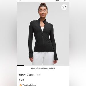 NWT Lululemon Define Jacket Size 8